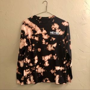Hey Bo Custom Tie-Dye Long Sleeve T-Shirt